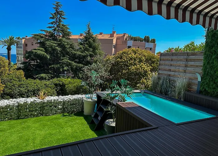 Piscine Privee, Plages A Pied & Palais A Proximite Daire Cannes